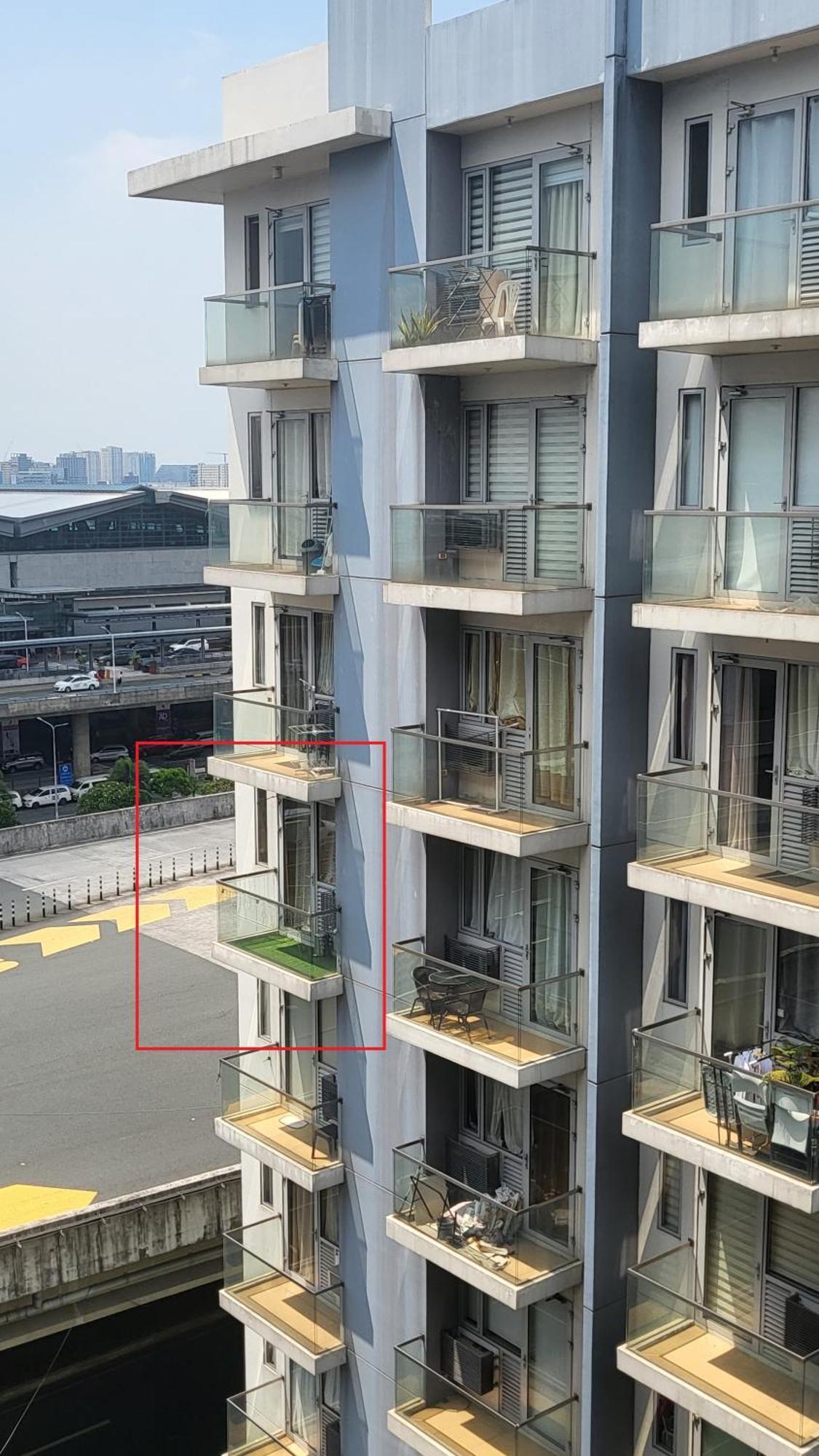 One Palm Tree Villas Condominium - Studio 7Th Fl With Balcony - Across Terminal 3 Airport Pasay Dış mekan fotoğraf