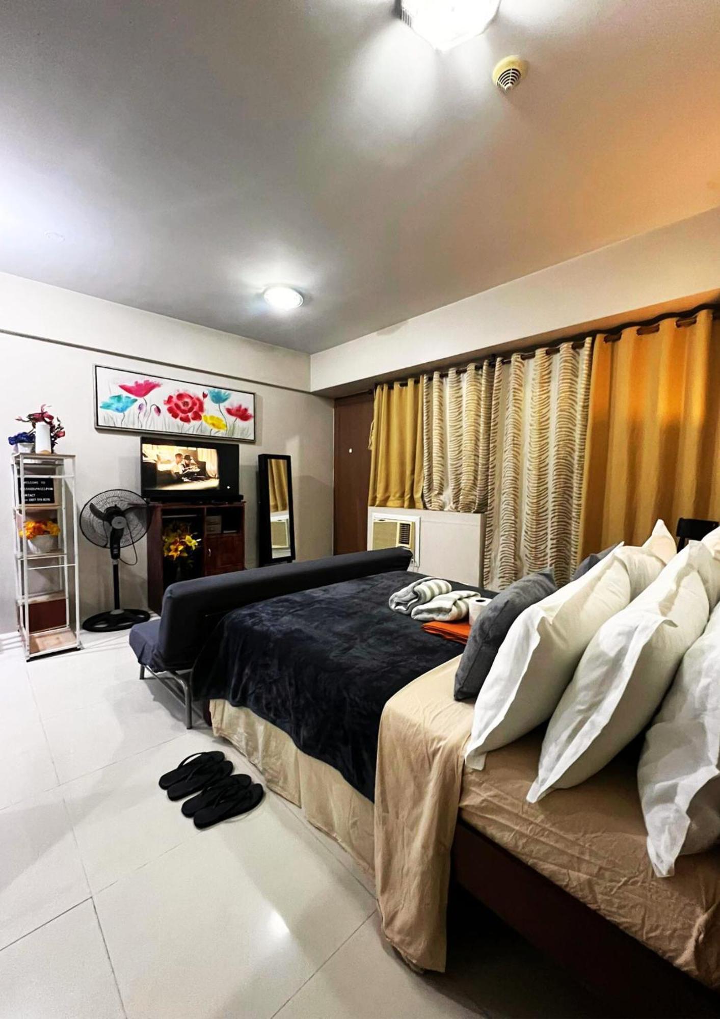 One Palm Tree Villas Condominium - Studio 7Th Fl With Balcony - Across Terminal 3 Airport Pasay Dış mekan fotoğraf
