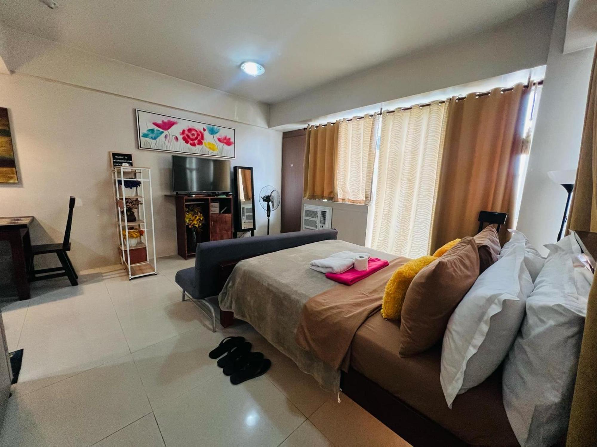 One Palm Tree Villas Condominium - Studio 7Th Fl With Balcony - Across Terminal 3 Airport Pasay Dış mekan fotoğraf